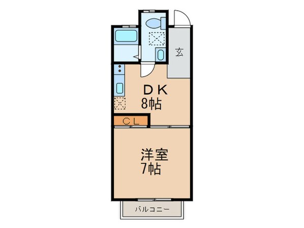 Reno Base motoyamaの物件間取画像